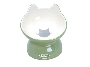 COMEDERO INCLINADO VERDE GATO